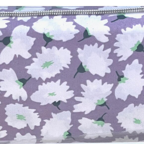 Kate Spade King Floral Duvet Cover Set Lilac Carnation Cotton 3-Piece - Picture 2 of 8